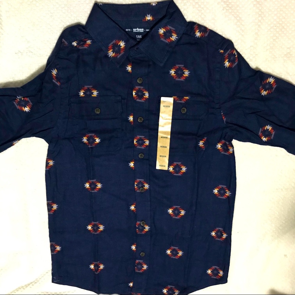 URBAN PIPELINE boys flannel button shirt